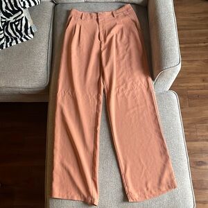 High Waisted Wide Leg Trousers